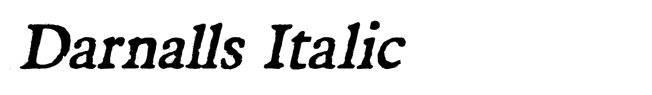 Darnalls Italic